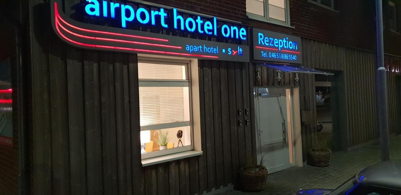 Airport Hotel One Aparthotel Sylt Exterior foto